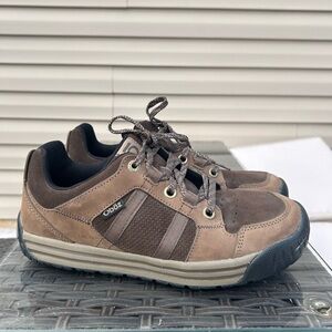 Oboz Missoula Low Top Brown Leather Casual Hiking Shoes Sneakers 9
